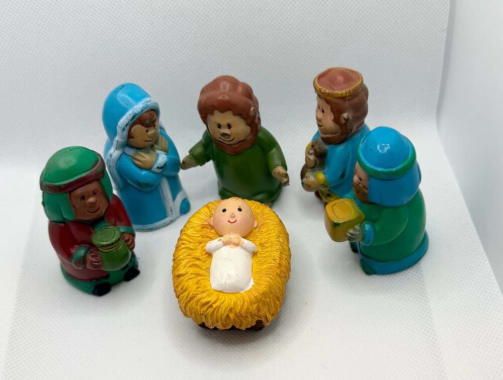 Oriental Trading Company Nativity Scene Children's Figurines Set
